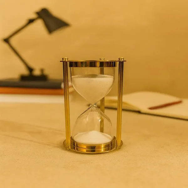 Golden Finish Sand Timer