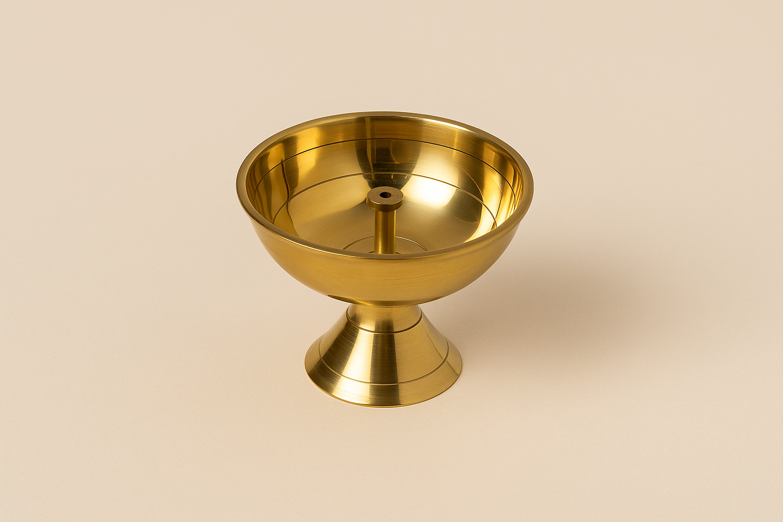 Brass Diya Oil Lamp – Traditional Pooja Deepak