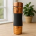 Premium Hammered Copper Bottle with Silicone Grip