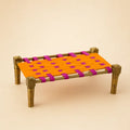 Golden Finish Brass Cot