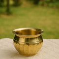 Golden Finish Brass Planter