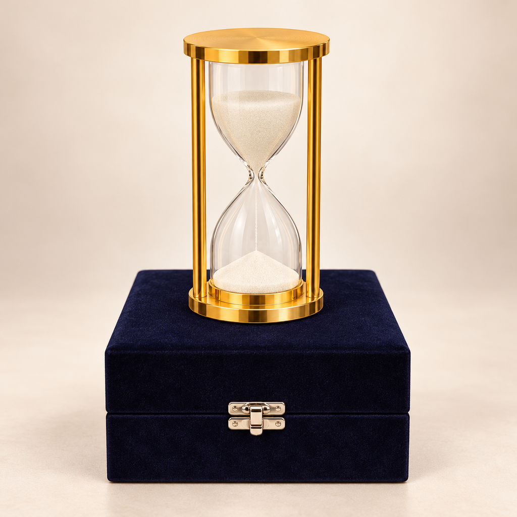 Golden Finish Sand Timer