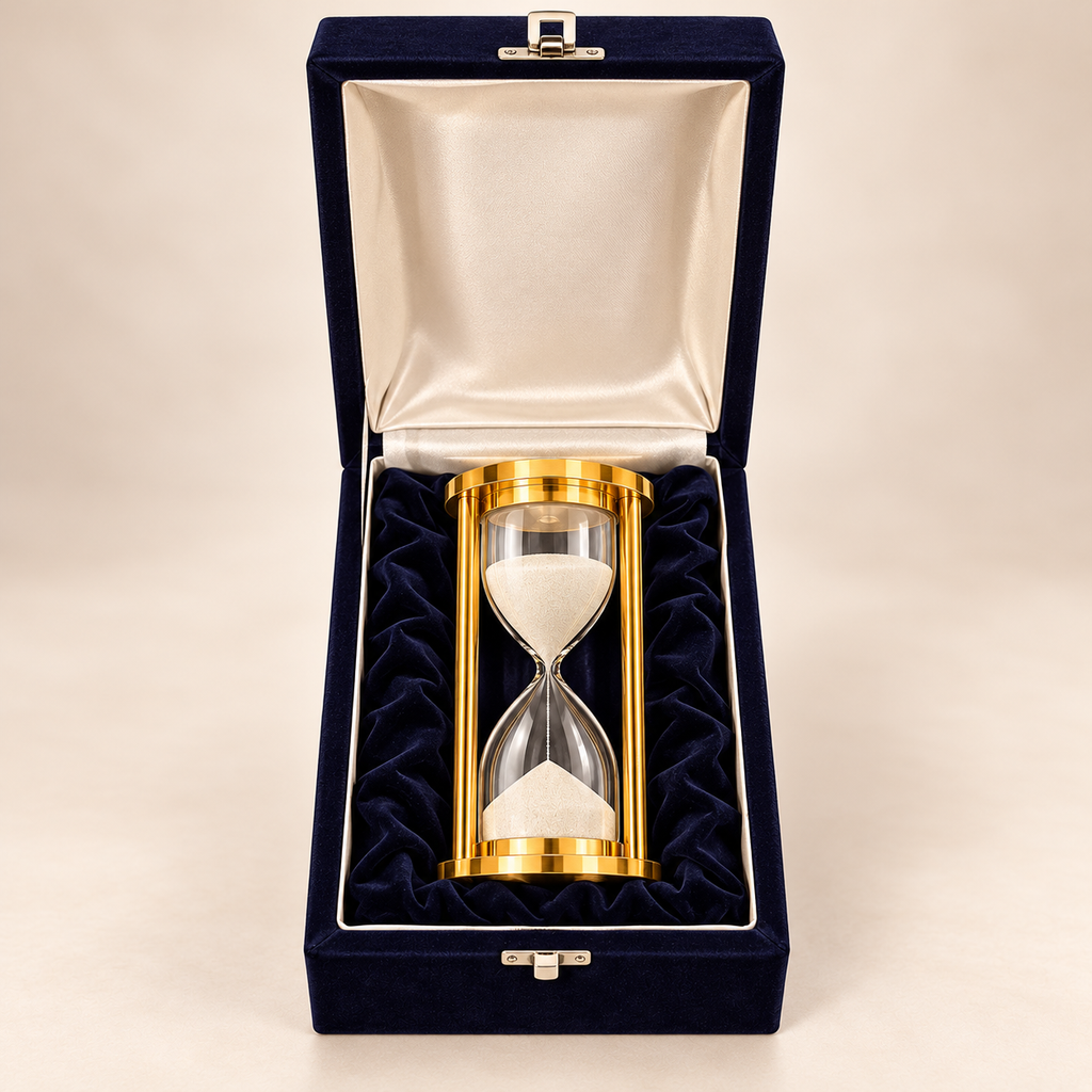 Golden Finish Sand Timer
