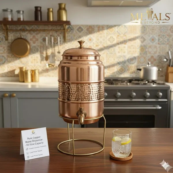 Rose Gold Finish Copper Dispenser (10Ltr)