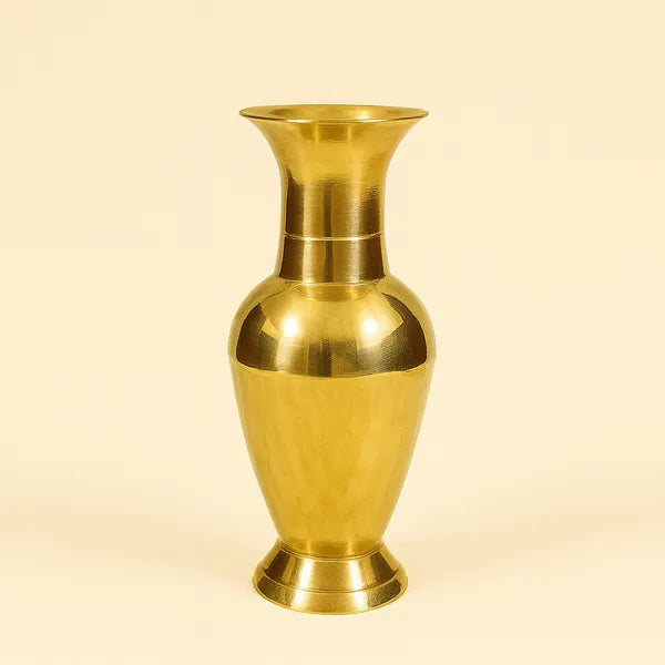 Golden Finish Brass Flower Pot Set Of 2