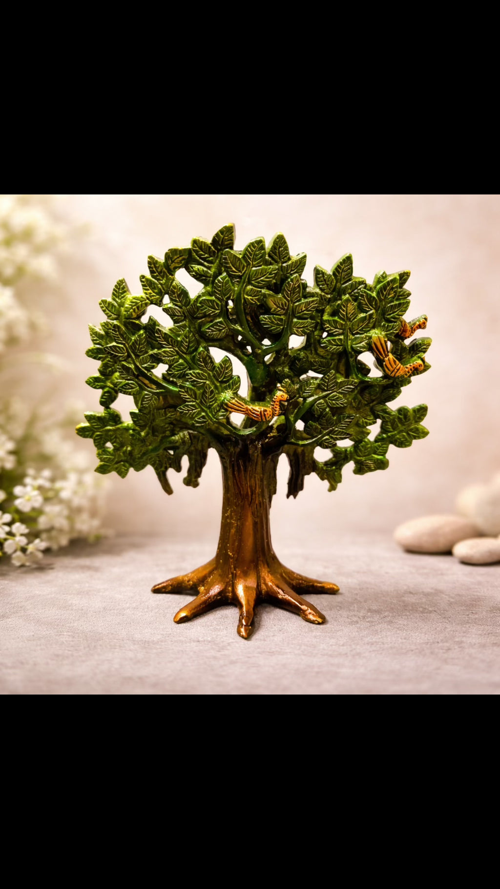Brass Tree of Life Sculpture