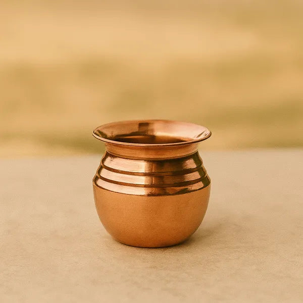 Golden Finish Copper Lutiya Small